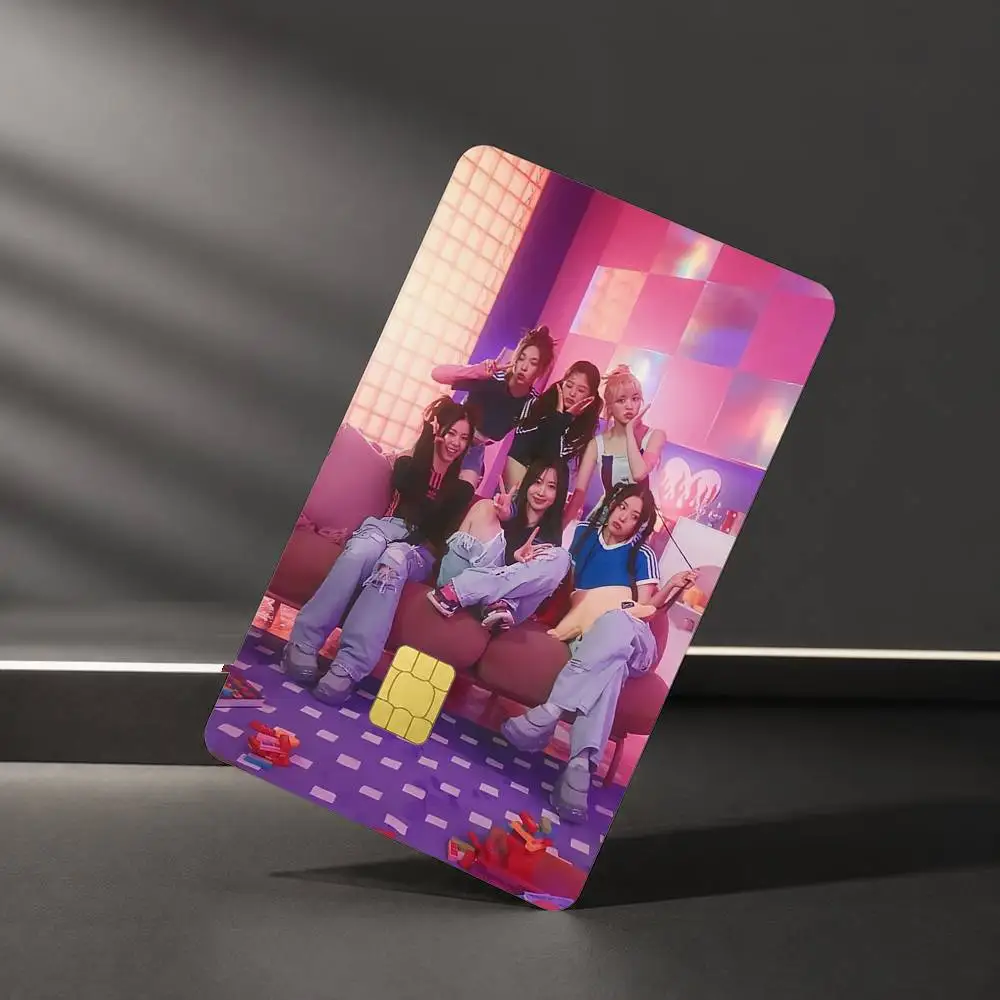 cool M-Music Group N-NMIXX Sticker Film Tape Skin for Credit Card Debit Card Waterproof Stickers
