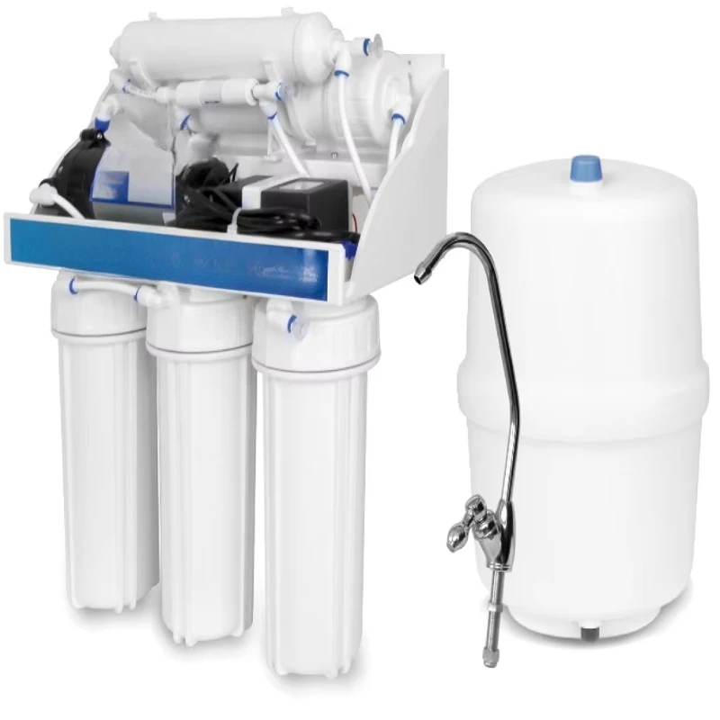 Reverse osmosis water purifier Alkaline mineral reverse osmosis with 6-stage filtration for home and hotel sinks or wall mounts
