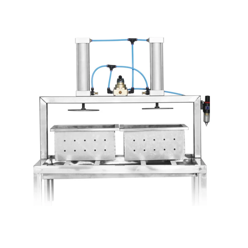 Custom Kompakte Tofu Maker Machine Line Soybean Milk Tofu Making Machine Automatic Tofu Box Packaging Machine