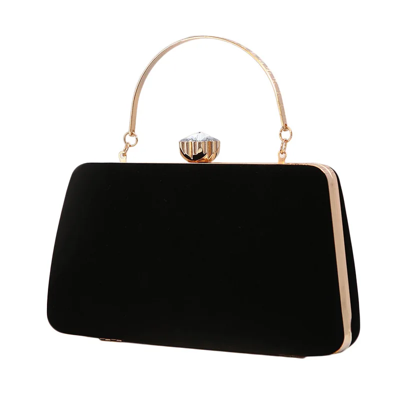 New Arrival Velvet Evening Bags Women's Retro Burgundy Handbag Birthday/wedding Party Mother's Clutch Bag Ladies Velour Purse 5