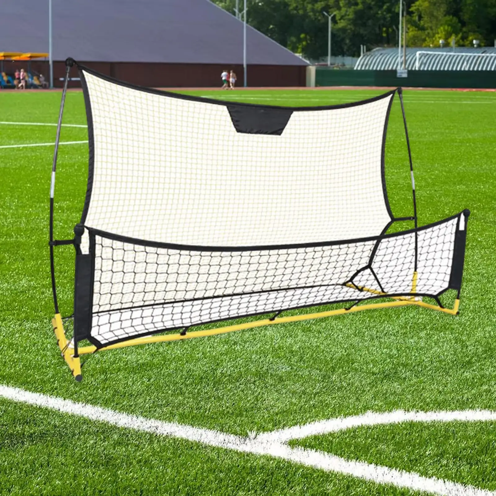 

Soccer Rebounder Net Practice Soccer Net Football Rebound Net Adjustable Training Equipment Soccer Trainer for Team Training