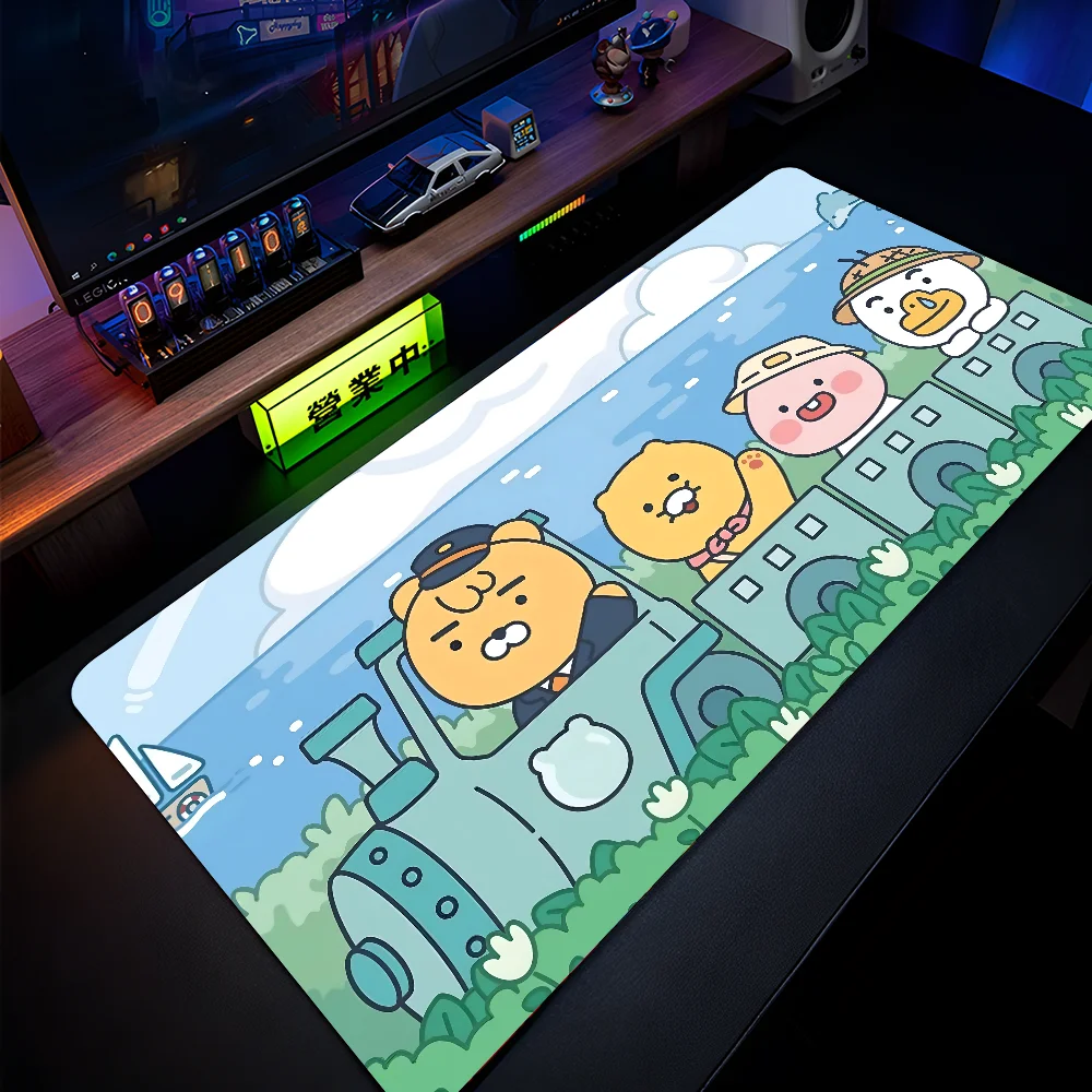 Cartoon Cute K- Kakao Mousepad Large Gaming Mouse Pad LockEdge Thickened Computer Keyboard Table Desk Mat image 2