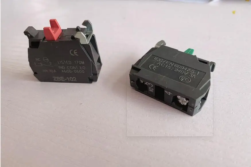 10pcs Button Switch Contact Block ZBE-101 NO / ZBE-102 NC / ZB2-BE101C NO / ZB2-BE102C NC