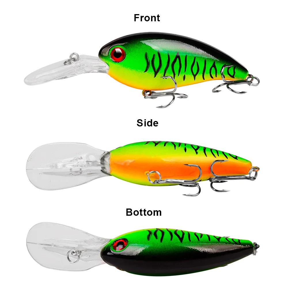 1pcs Crankbait Fishing Lures Sea Trolling Minnow Artificial Hard Bait 10cm 14g Big Wobblers Quick Dive Bait Carp Crankbait Pesca