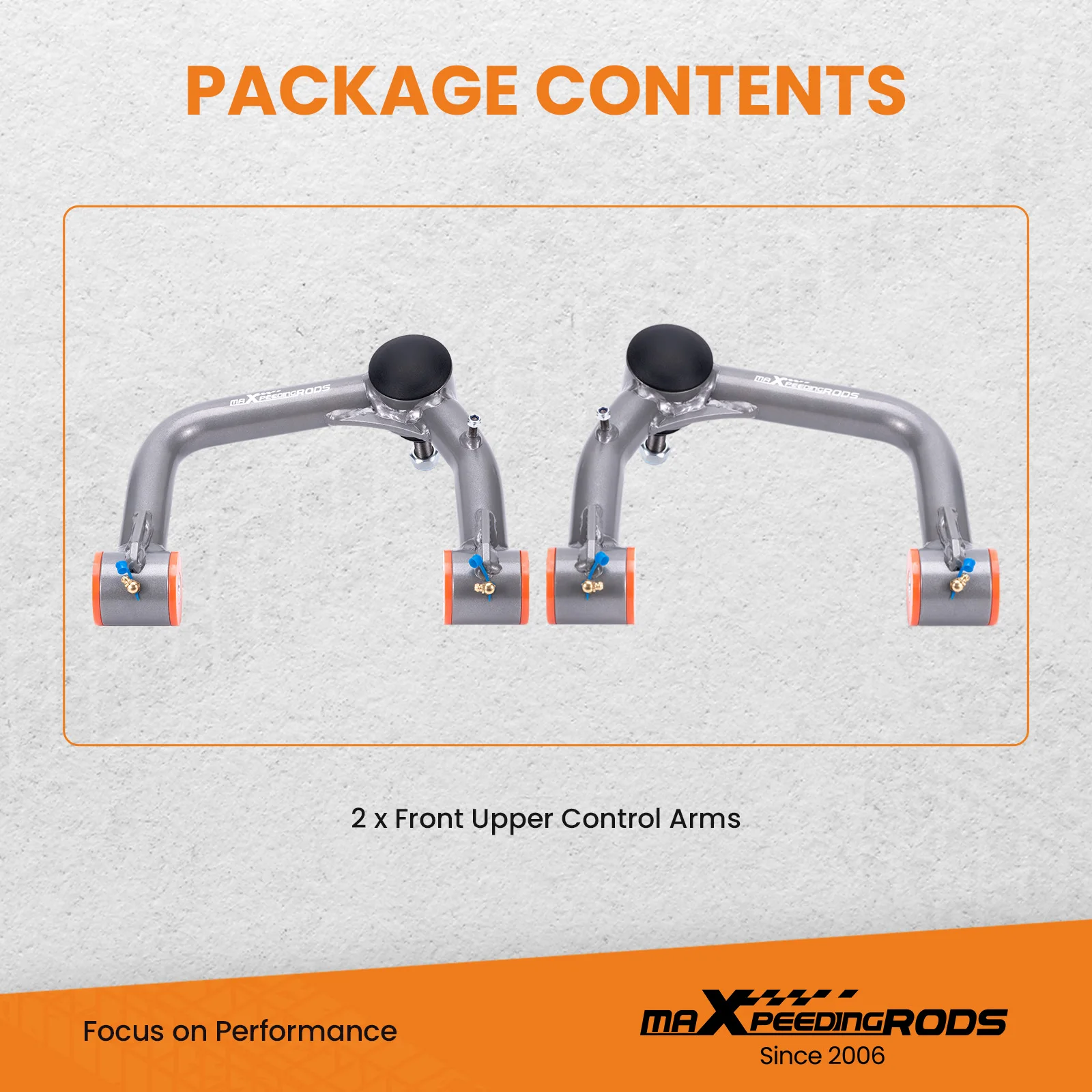 Set of 2 Front Upper Control Arms 2-4\