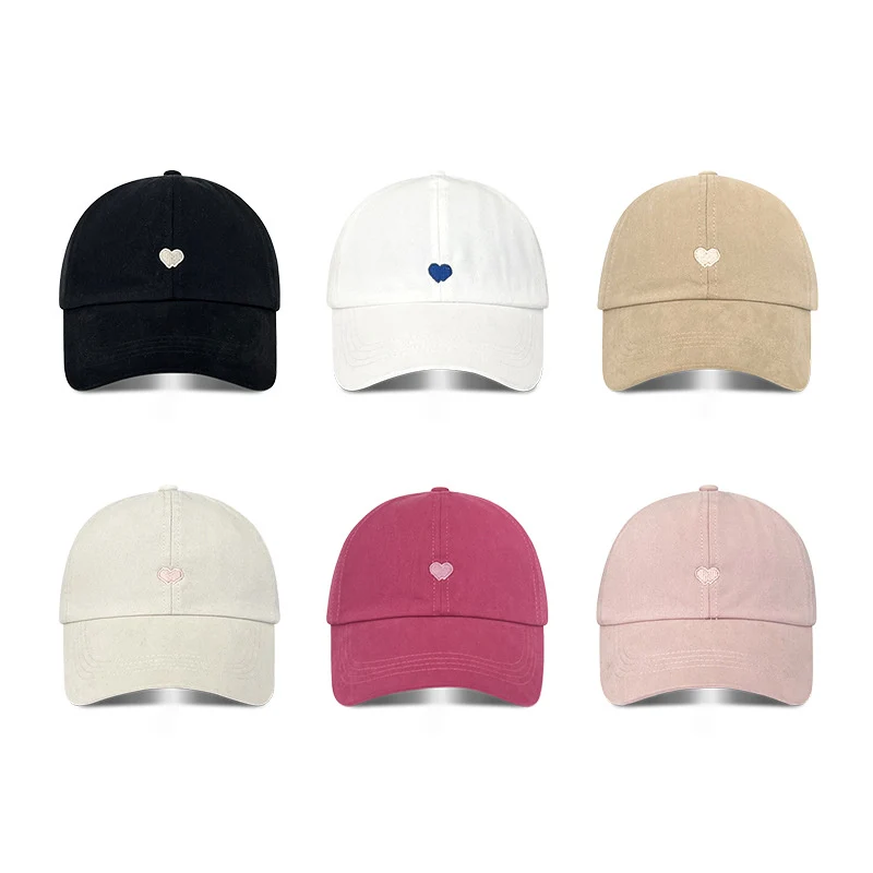 New Ponytail Baseball Caps for Women Girls Summer Sports Cap Fashion Casual Love Embroidery Cap Sun Hats Adjustable Snapback Hat