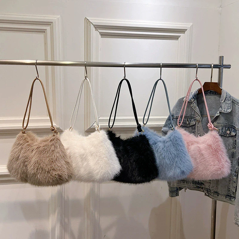 Thumbnail 4 - #45 Faux Fur Shoulder Bags Deals & Discounts