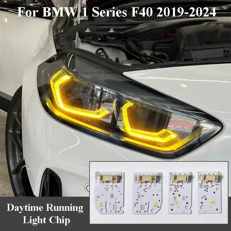 

For BMW F40 F44 1/2S Yellow Angel Eye DRL Boards 118i M235IX M2 228IX LED Headllight Daytime light Chip 63119448116 63119448115