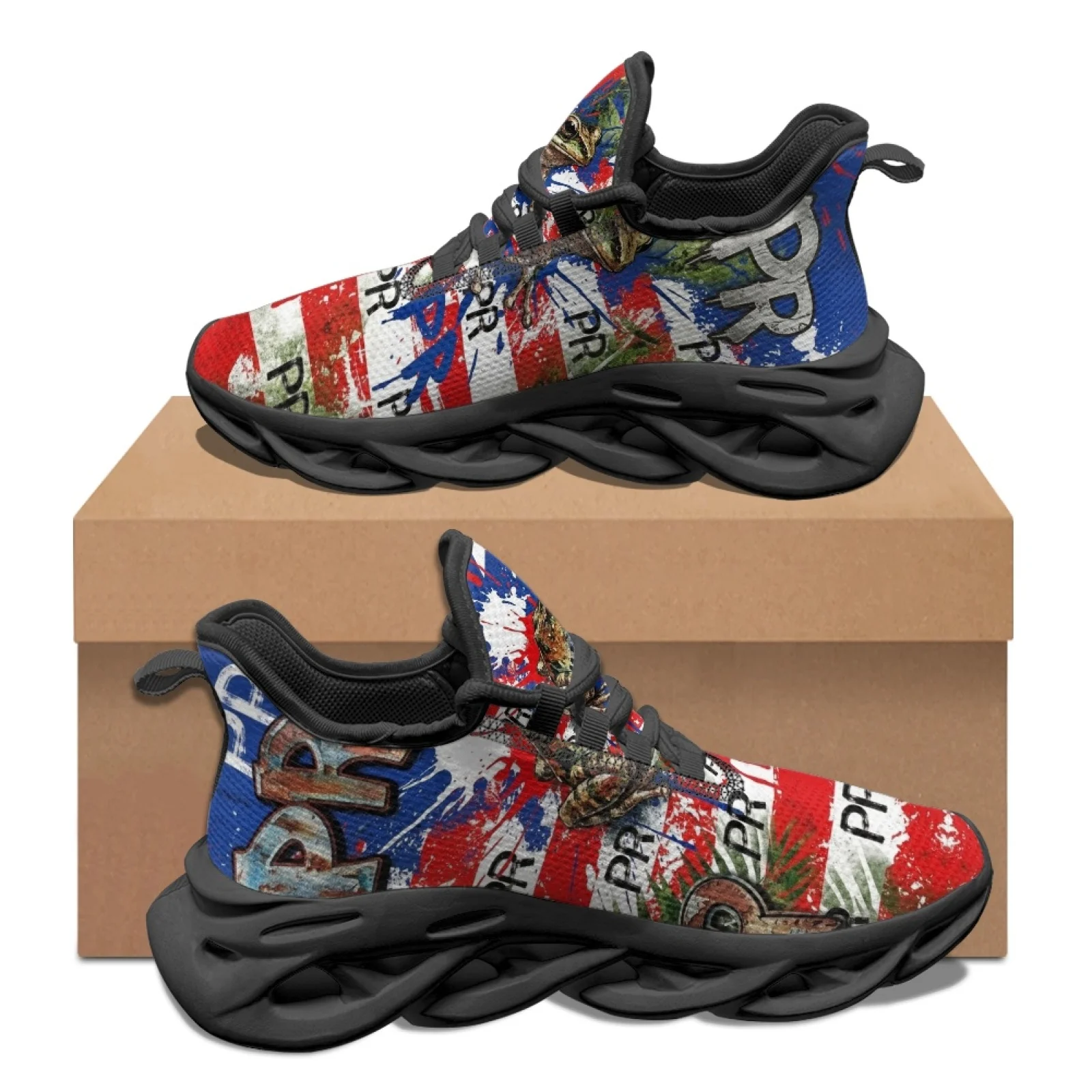 PENSTROLL PENSTROLL Puerto Rico Frog Lightweight Athletic Shoes Running Shoes for Men New Arrival Outdoor Fall Fashion