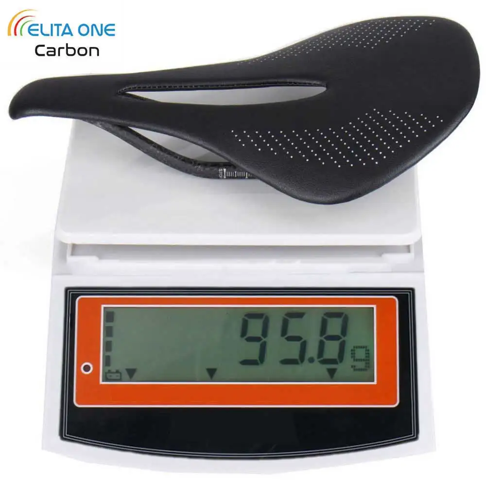 

elitaone Bicycle Saddle Ultralight 96g Carbon saddle 240x143mm 155mm Bike Saddle for MTB Gravel Road Bike Seat Bicycle Parts