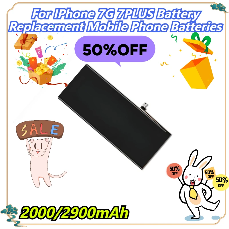 

2000/2900mAh For IPhone 7G 7PLUS Battery Replacement Mobile Phone Batteries