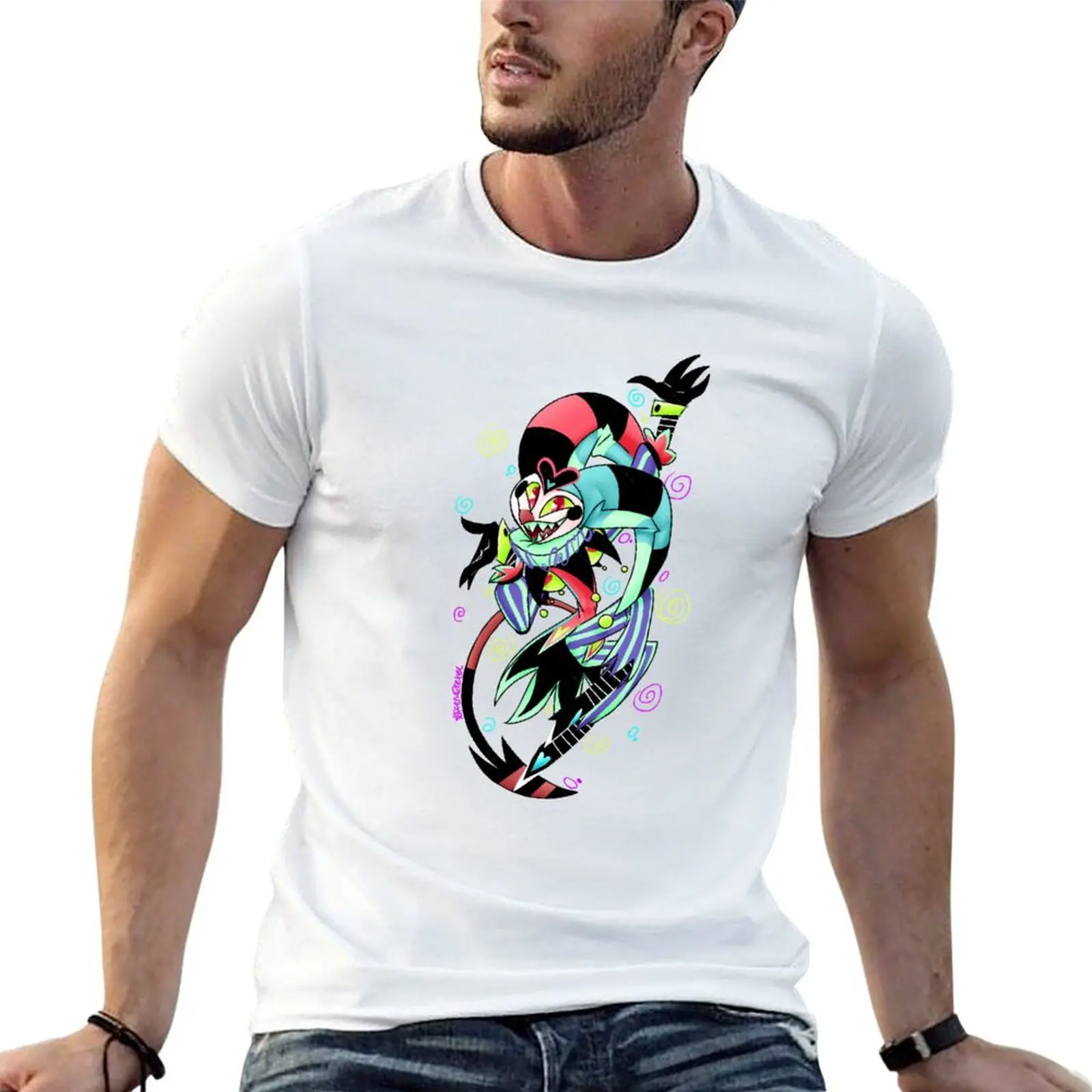 

! !Fizzarolli!! Футболка с аниме, футболки для мужчин, мужская простая мужская футболка, роскошная футболка