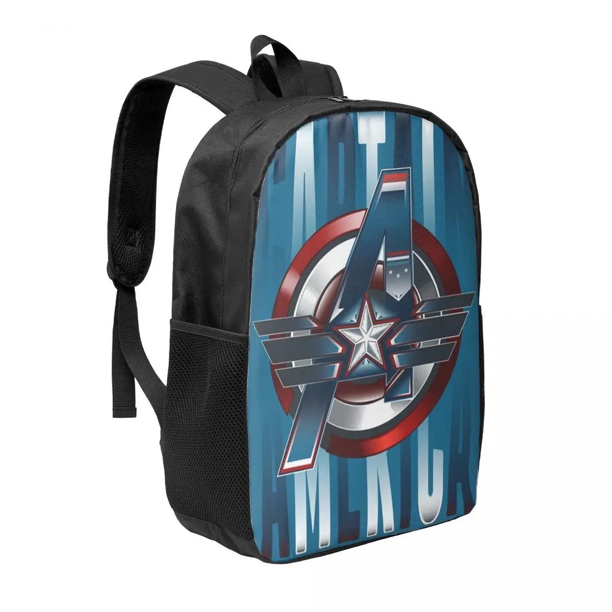 Custom Captain America Comic Laptop Backpack Men Women Fashion Bookbag for College School Students Avengers Bag