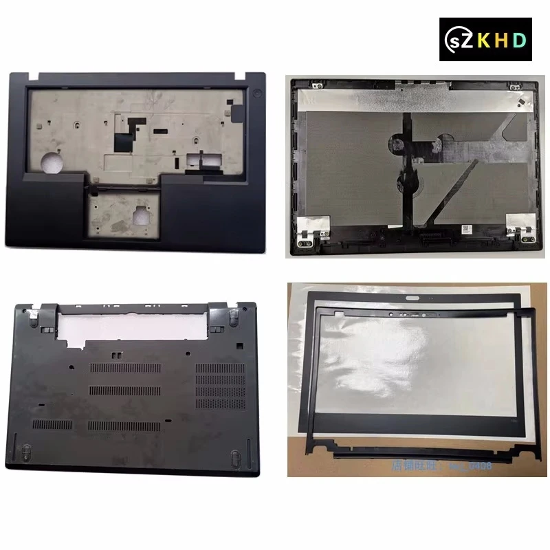 New Original For ThinkPad T480 A485 Laptop LCD Back Cover/Front Bezel/Palmrest Upper Case/Bottom Base Lower Shell