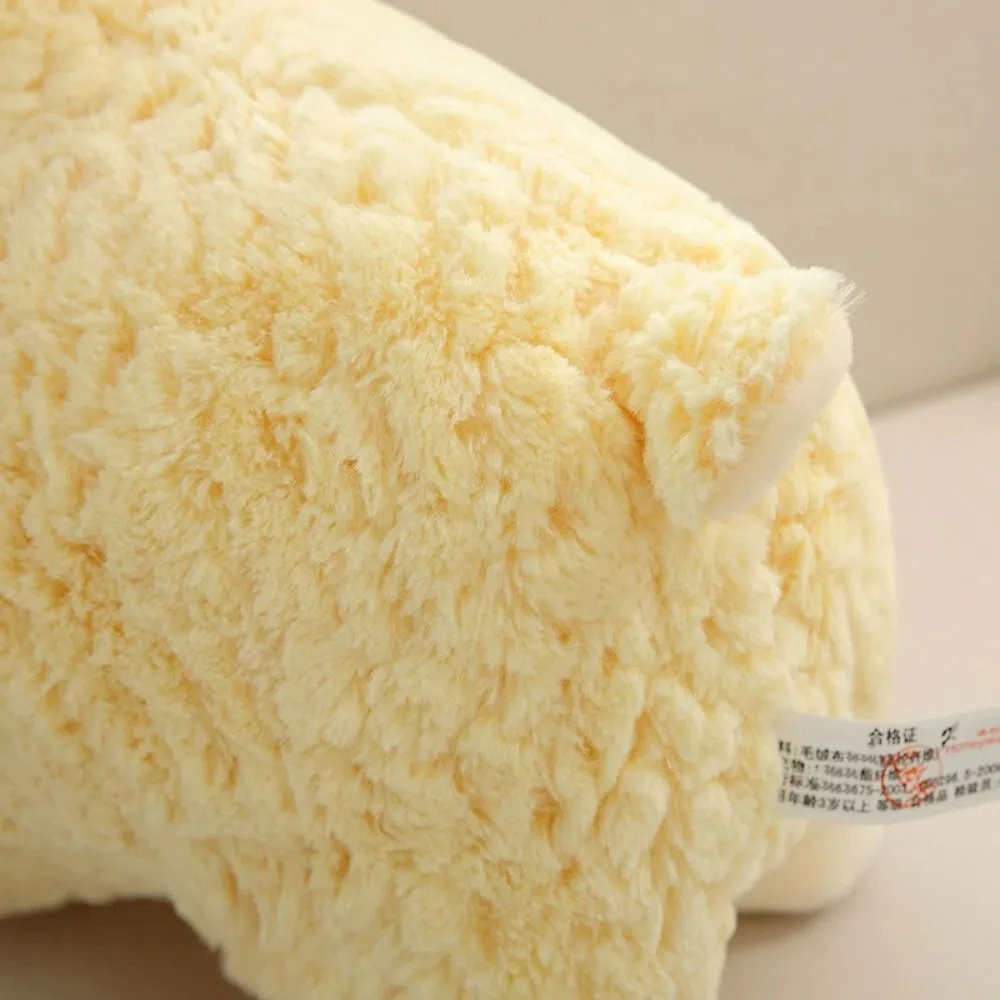 Muñeco de peluche de cabra para bebé con cuernos grandes, juguetes de peluche de oveja esponjosa de algodón PP, llavero de cabra para bebé, regalos del Día de San Valentín