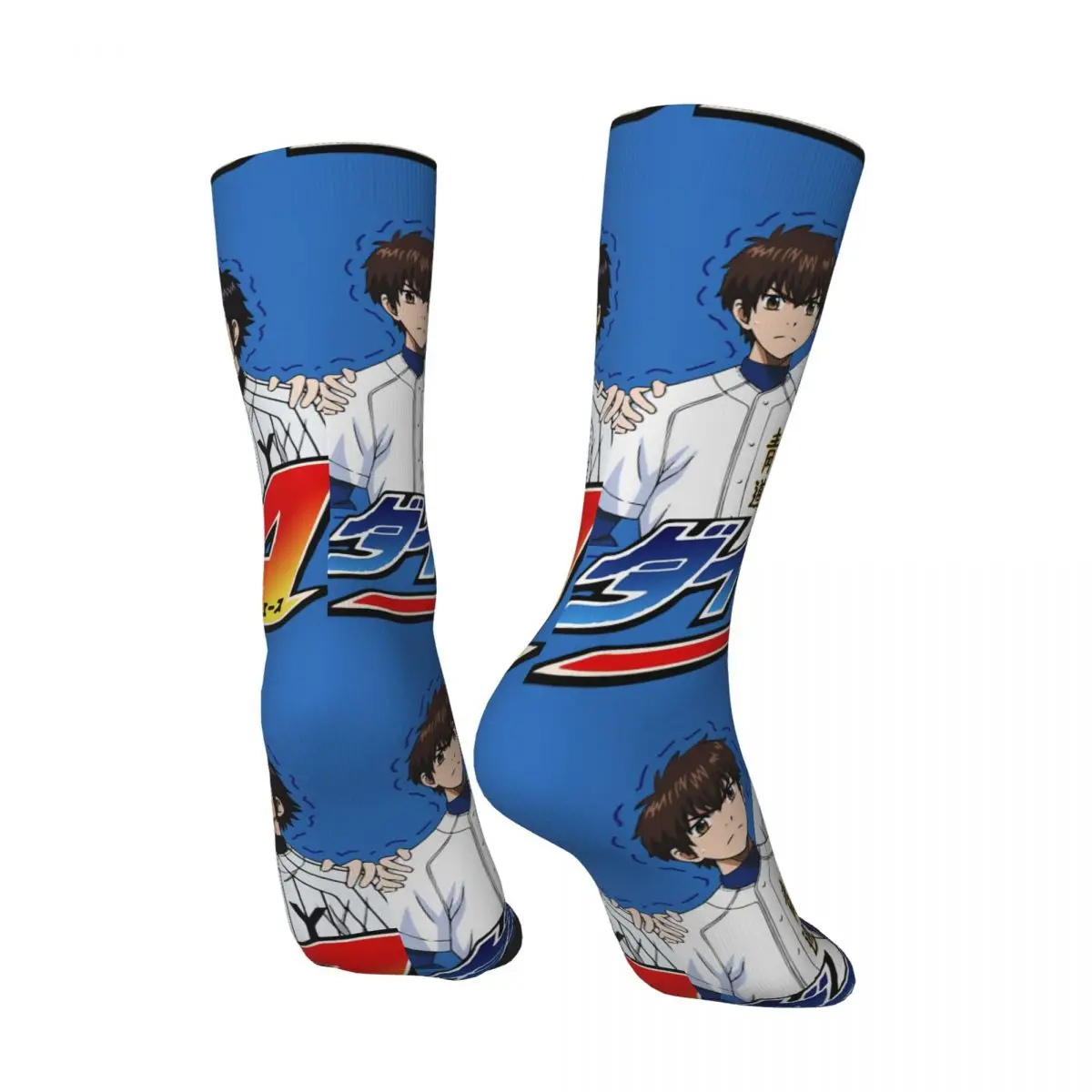 Funny Happy Men's compression Socks Team Vintage Harajuku The Professional Leon Mathilda Norman Film Hip Hop Novelty Crew Sock