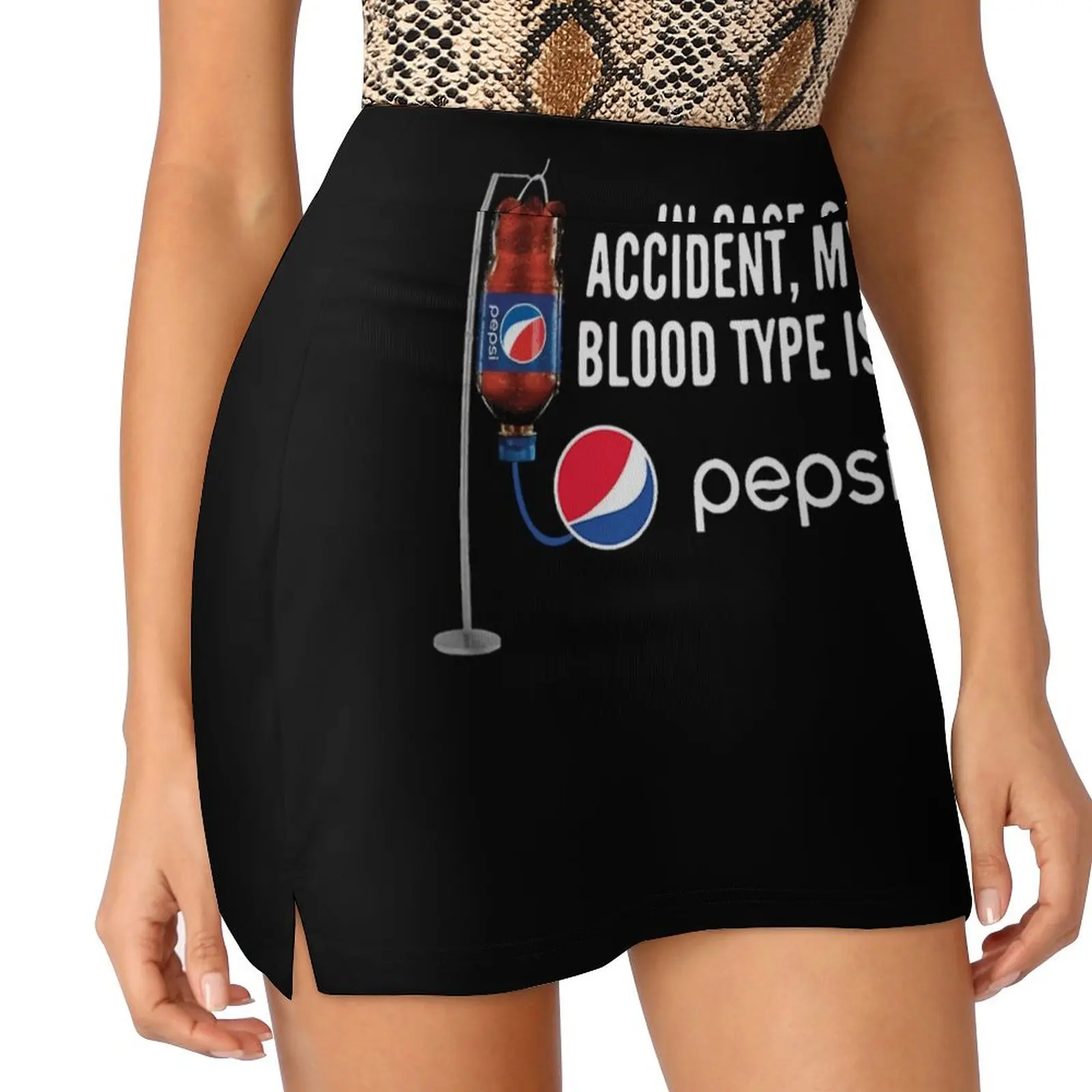 

in Case of Accident My Blood Type is -Pps Mini Skirt new in clothes women's summer clothing 2025 women's skirts trend 2025