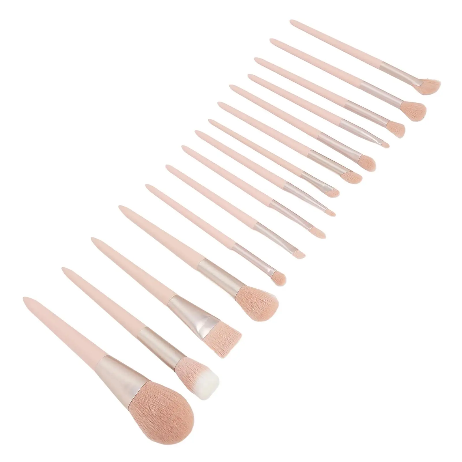 Wood Handle Eyeshadow Brush Set, ligação forte, duradoura, cerdas sintéticas, ideal para casa e corretivos