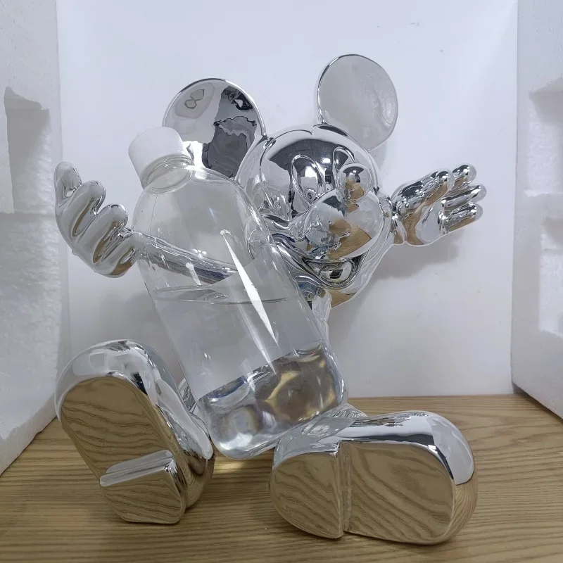 

Disney Anime Character Mickey Mouse Statue Wine Rack Resin Sculpture Stylish Room Decoration Kids Children Birthday Present