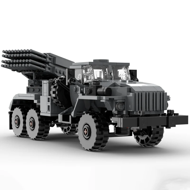 Military Equipment 2B17 TORNADO G Missile Launch Vehicle 6x6 Truck MOC Building Block Assemble Kit Model DIY Display Toys Gifts