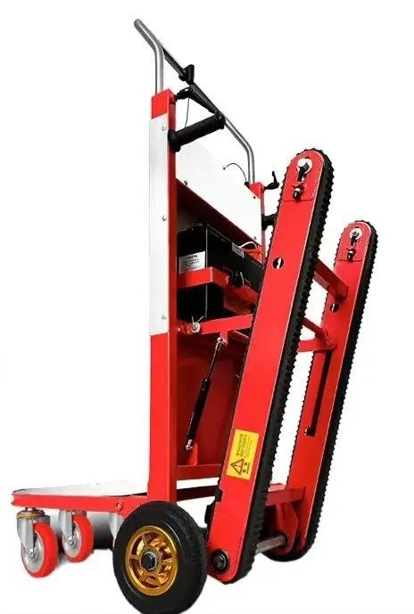 

Гусеничный подъемник по лестнице вверх и вниз, складная ручная тележка, 400 кг, электрическая тележка для подъема по лестнице с большим колесом, грузовая тележка