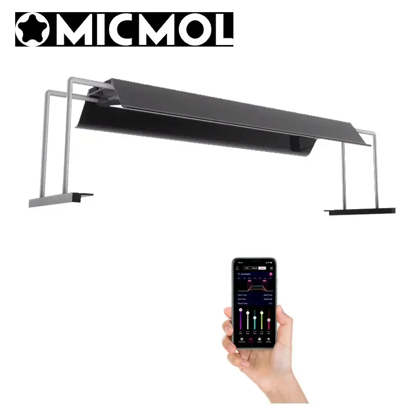 

Micmol Master Planted 450 600 900 1200 Aquascaping Light Smart WIFI APP Remotely Control Four-channel Control Full Spectrum