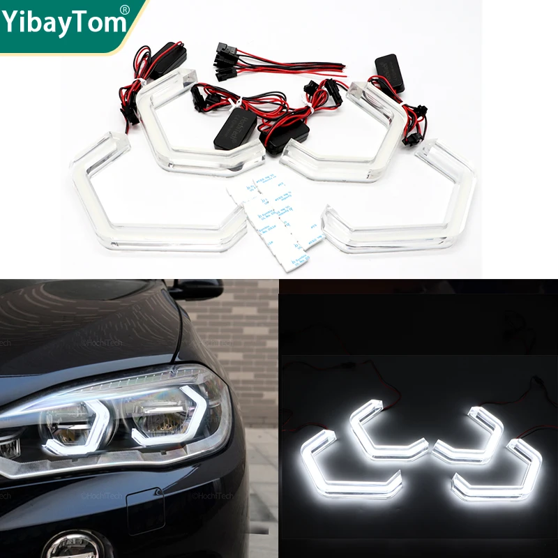 

Bright Durable Warranty White DTM M4 Style Led Angel Eyes Rings DRL For BMW X6 F16 2015-2020 SDrive35i XDrive35i XDrive50i