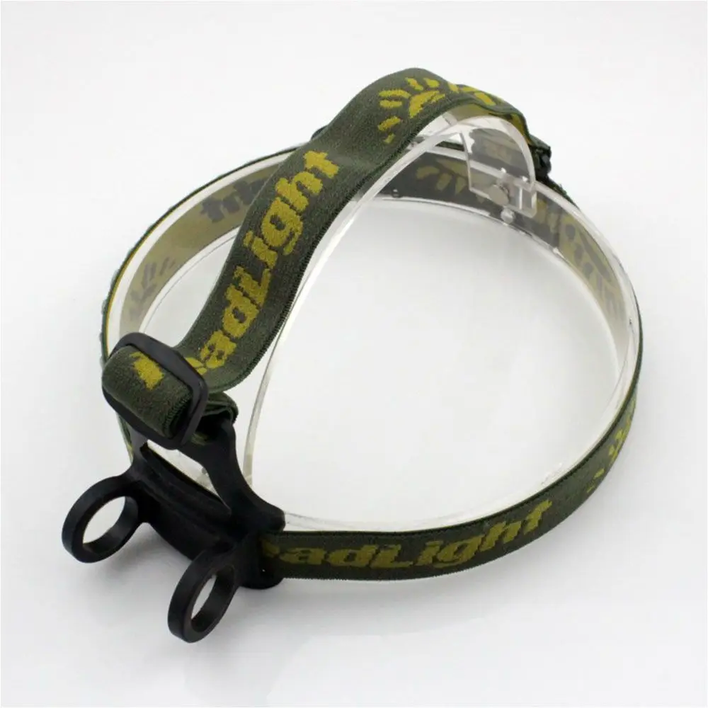 High quality Lamp Torch Flashlight Headlight Strap Mount Holder Head Belt Headlamp Headband