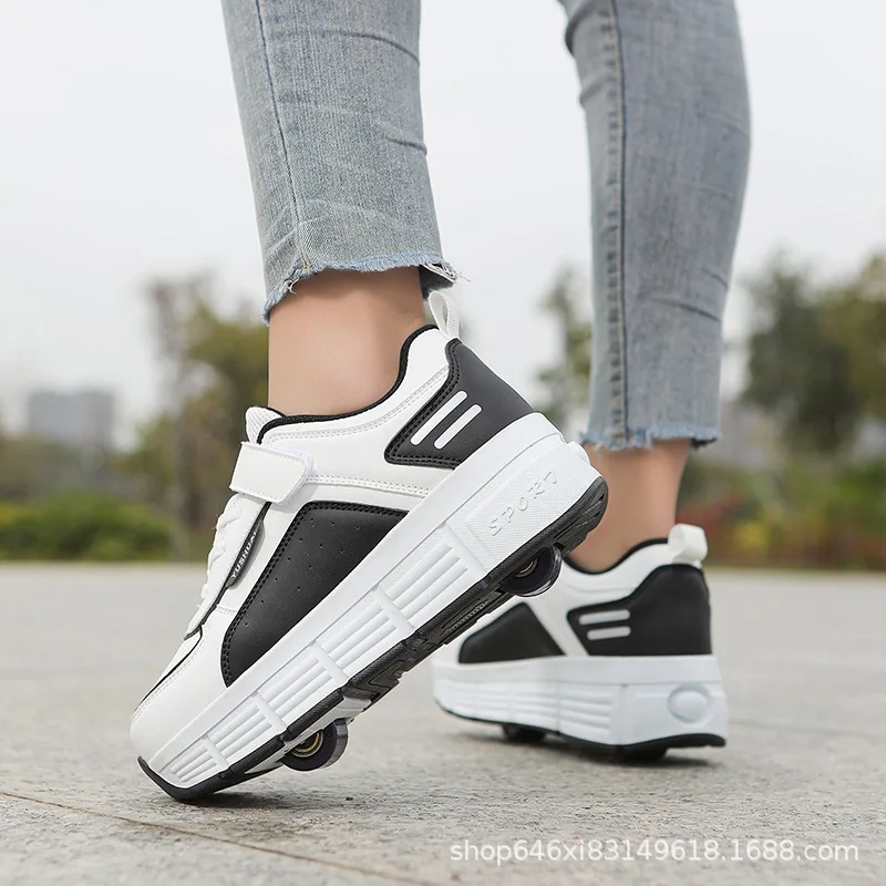 Chaussures à Roulettes Rétractables FLY FLU - Patins 2 En 1 Pour Enfants, Design Moderne