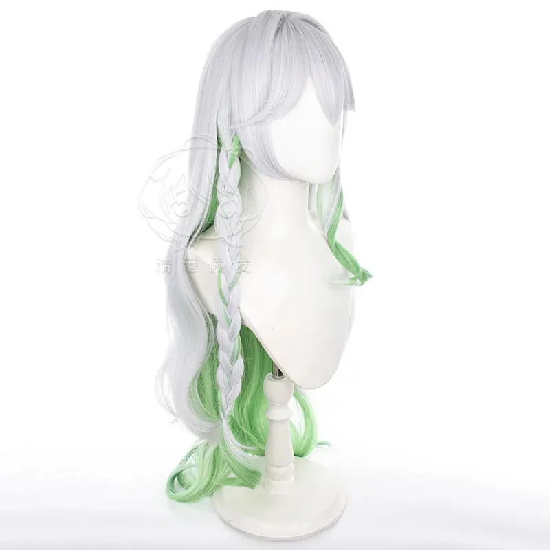 Genshin Impact le plus grand seigneur Rukkhadevat cosplay cheveux synthétiques résistants à la chaleur perruques de fête d'halloween