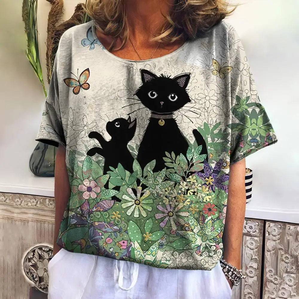 

Daily Women's T-Shirt Summer O-Neck T Shirt For Women Fashion Short Sleeve Casual T-Shirt 3d Print Women's Clothing