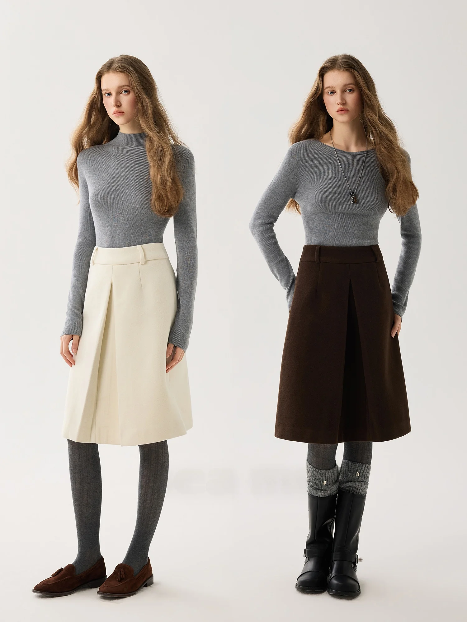 

Женская теплая зимняя вязаная базовая кофта Se Tide из смесового шелка и кашемира с полосатым узором, приталенного кроя