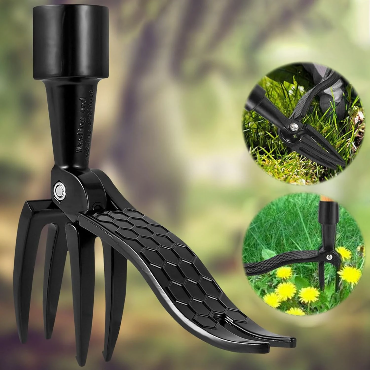 Extrator de ervas daninhas de alta qualidade, eficiente, fácil de usar - jardinagem fácil e sem luta com máximo conforto e manutenção