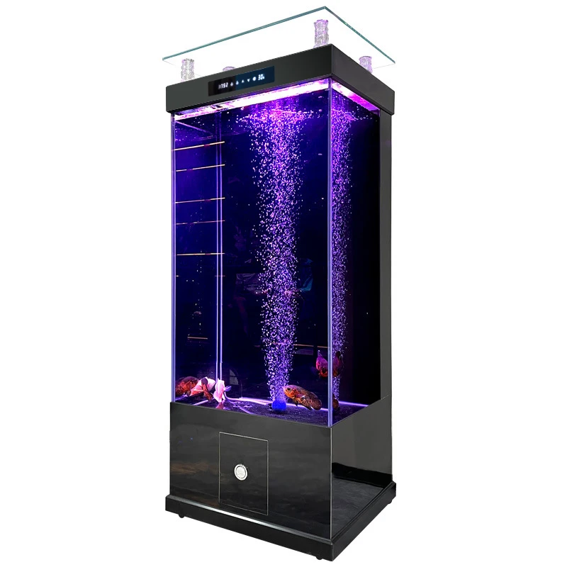 

Square Big Aquarium with Filtration for Living Room Decoration Fish tank Aquarium Home Landscaping