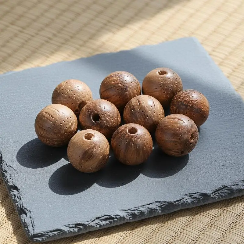 Natural Vintage Wooden Round Spacer Beads Light Weight Smooth for Crafters DIY Handmade Jewelry Art Craft Projects