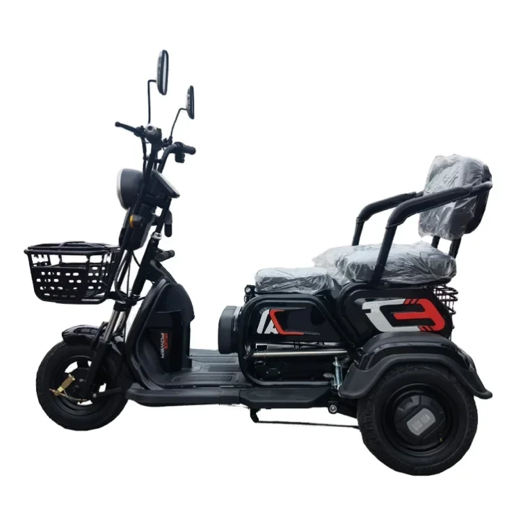 Wholesale High Quality 3 Wheel Adult Battery Driven Electric Tricycle Adult Three Wheel Three Wheel Electric Tricycle for Sale