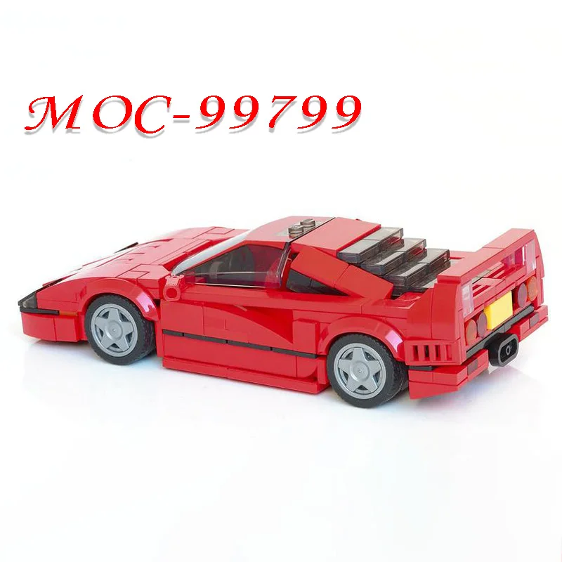 Tout nouveau MOC-99799 Super voiture de sport autobloquante bâtiment nuits modèle construction Puzzle anniversaire noël jouet cadeau ornements