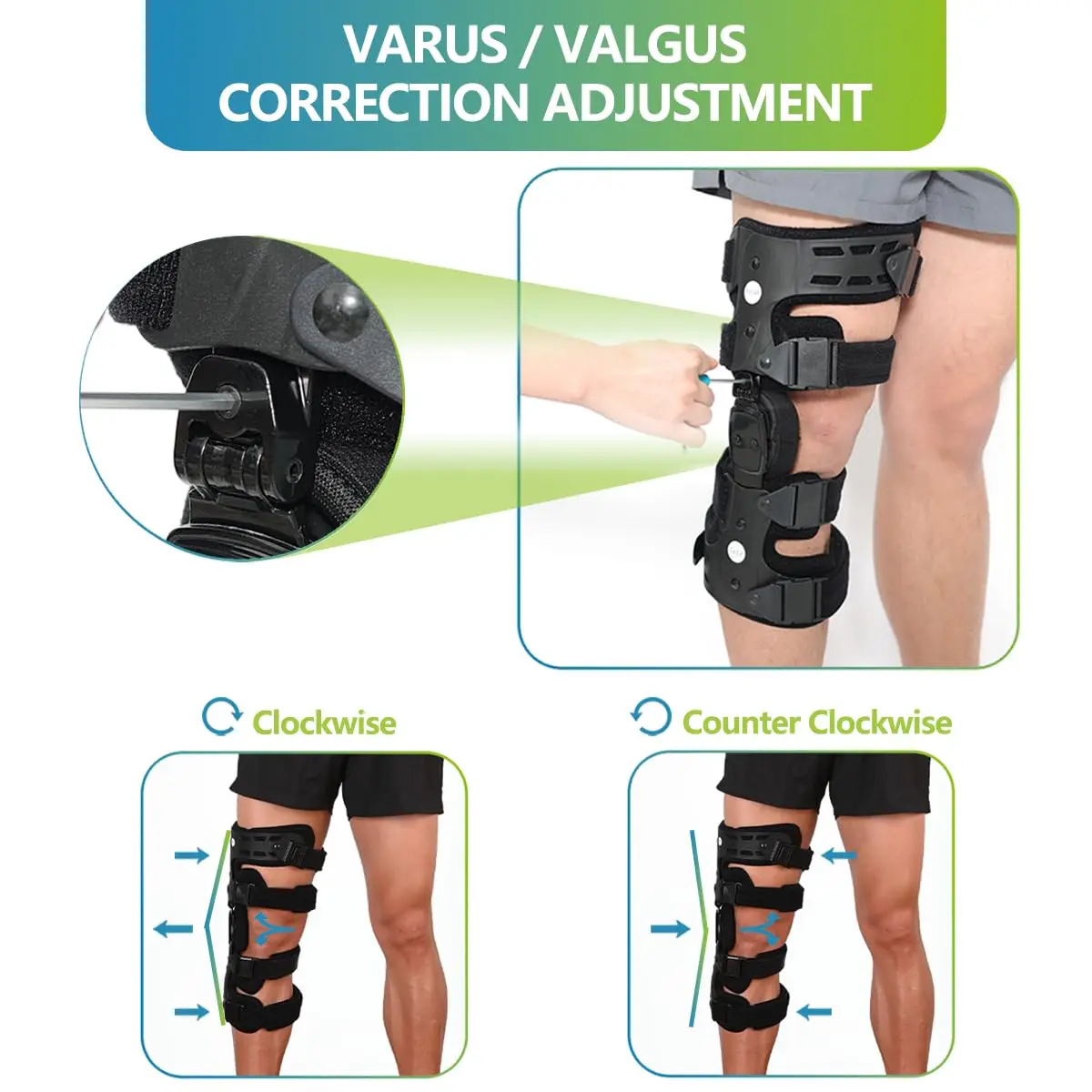 OA Unloader Knee Brace, Osteoarthritis of the bone on bone Knee Support, Rheumatoid Arthritis, Knee Joint Pain and Degeneration