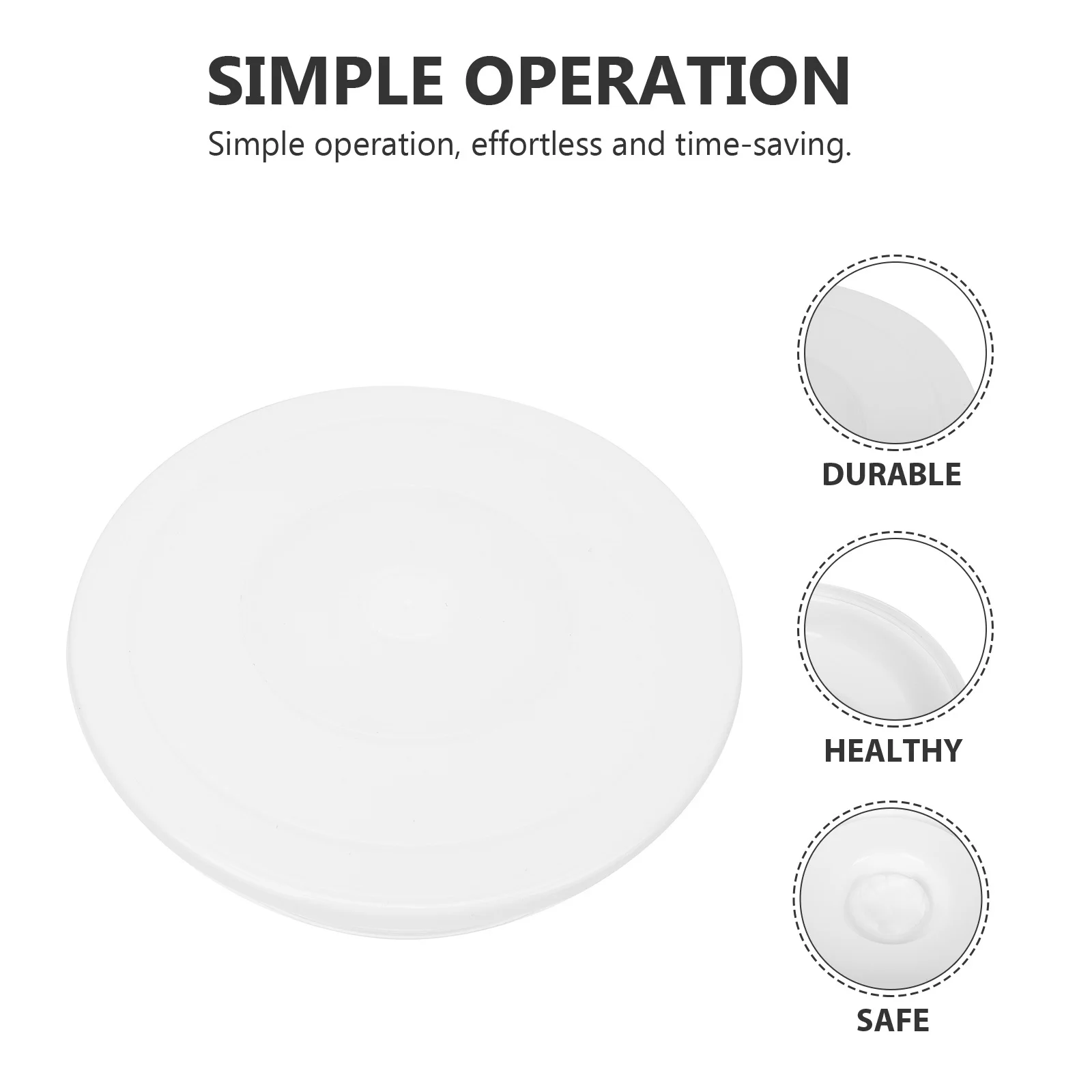 

1Pcs Cake Baking Turntable Household Decorating Table Cake Decoration Tool Easy Operation Decorating Table