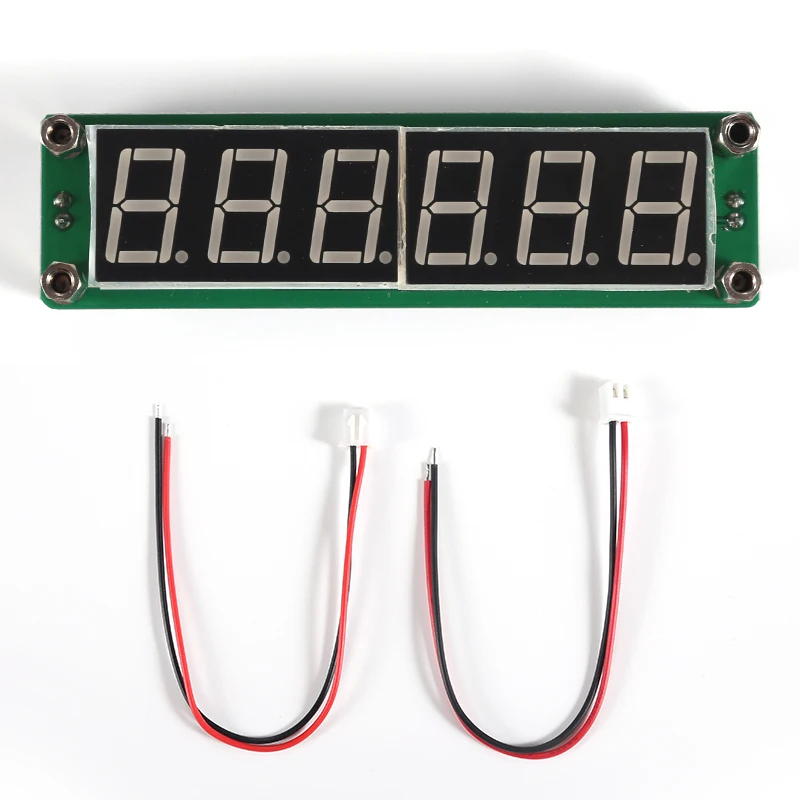 Green LED Digital PLJ-6LED-A RF Signal Frequency Counter Cymometer Tester 0.1 MHz ~ 65 MHz