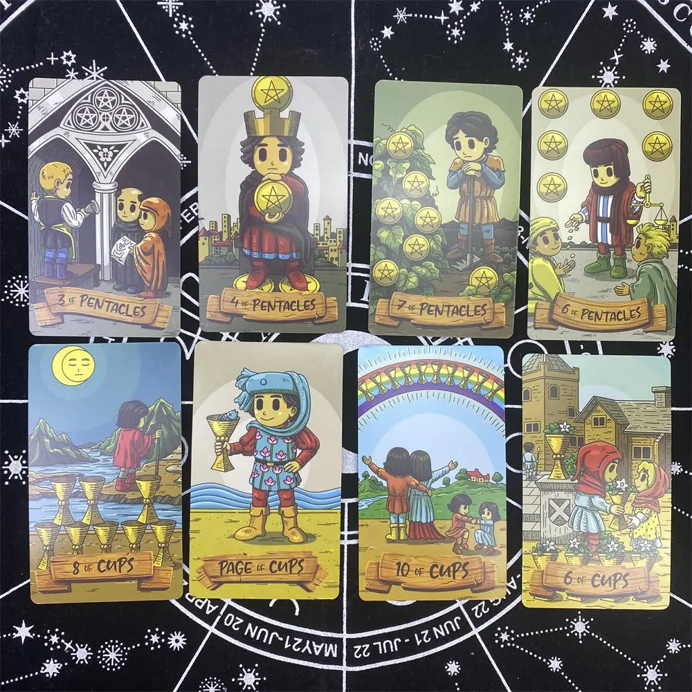 Smithtiny tarot cards board games  for divination personal use tarot deck full English version