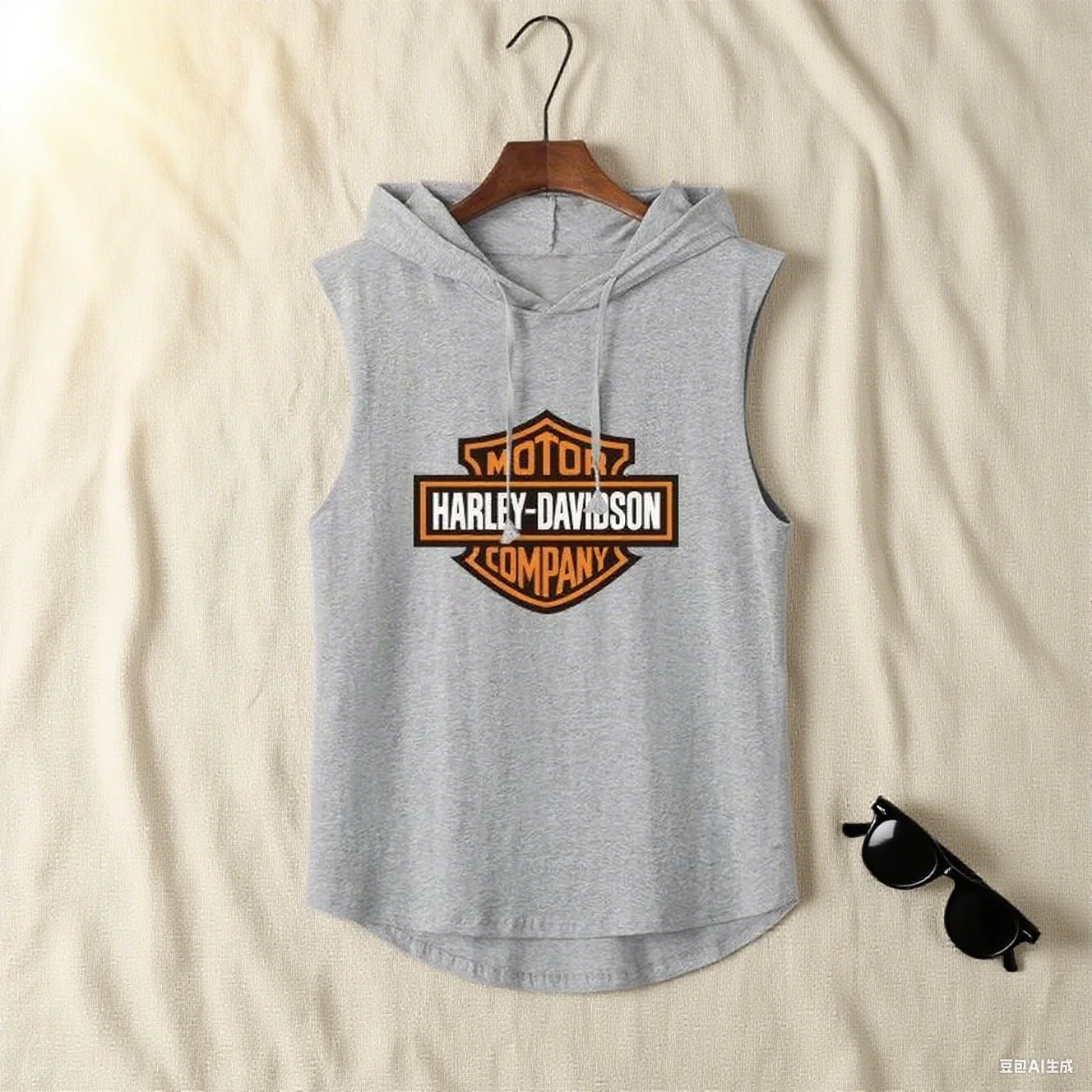 New Trend Stree Motorcycle Riding Off-Road Men's Breathable Short Sleeve Tank Top Fitness Sleeveless T-Shirt For Harley Davidson