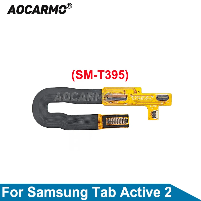 Aocarmo For Samsung Galaxy Tab Active 2 / SM-T395 LCD Screen Connection Main Board Flex Cable Repair Replacement Parts