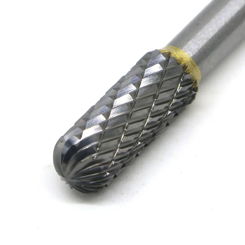 Hot Sale 8mm Double Cut Tungsten Carbide Rotary File Burr Head Tool Point Burr Die Grinder Abrasive Tools Drill Milling Carving