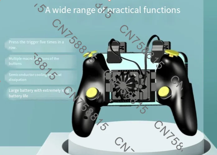 Automatic connection auxiliary handle, Mobile Game Cooling Controller, 2\ 4\ 6 Buttons