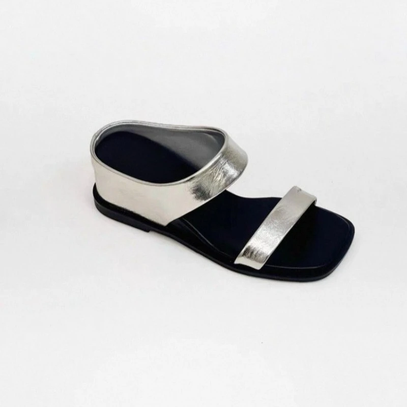 

Retro Niche Design Sense Roman Slippers Women's All-match Interior Height-increasing Fashionable Cool Slippers
