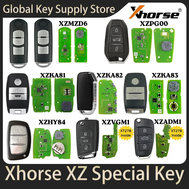 

Xhorse XZ series Special PCB Board XZMZD6EN XZPG00EN XZKA81EN XZKA82EN XZKA83EN XZHY84EN XZVGM1EN XZADM1EN with XT27B