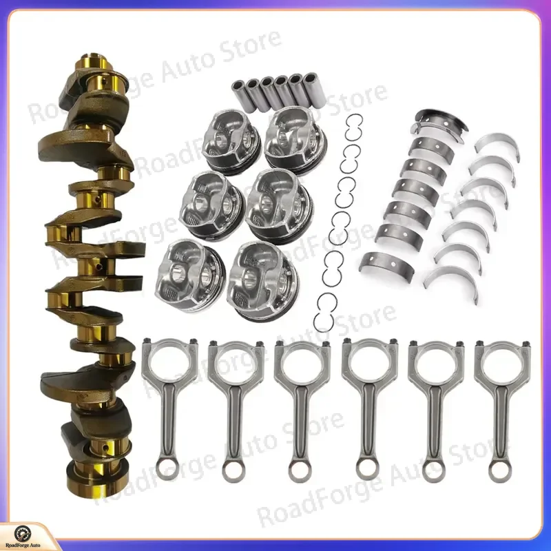 Engine Rebuild Pistons Gasket Timing Kit Crankshaft Conrods for BMW F10 F20 F21 F30 F32 F80 335i 535i X3 X4 X5 N55B30