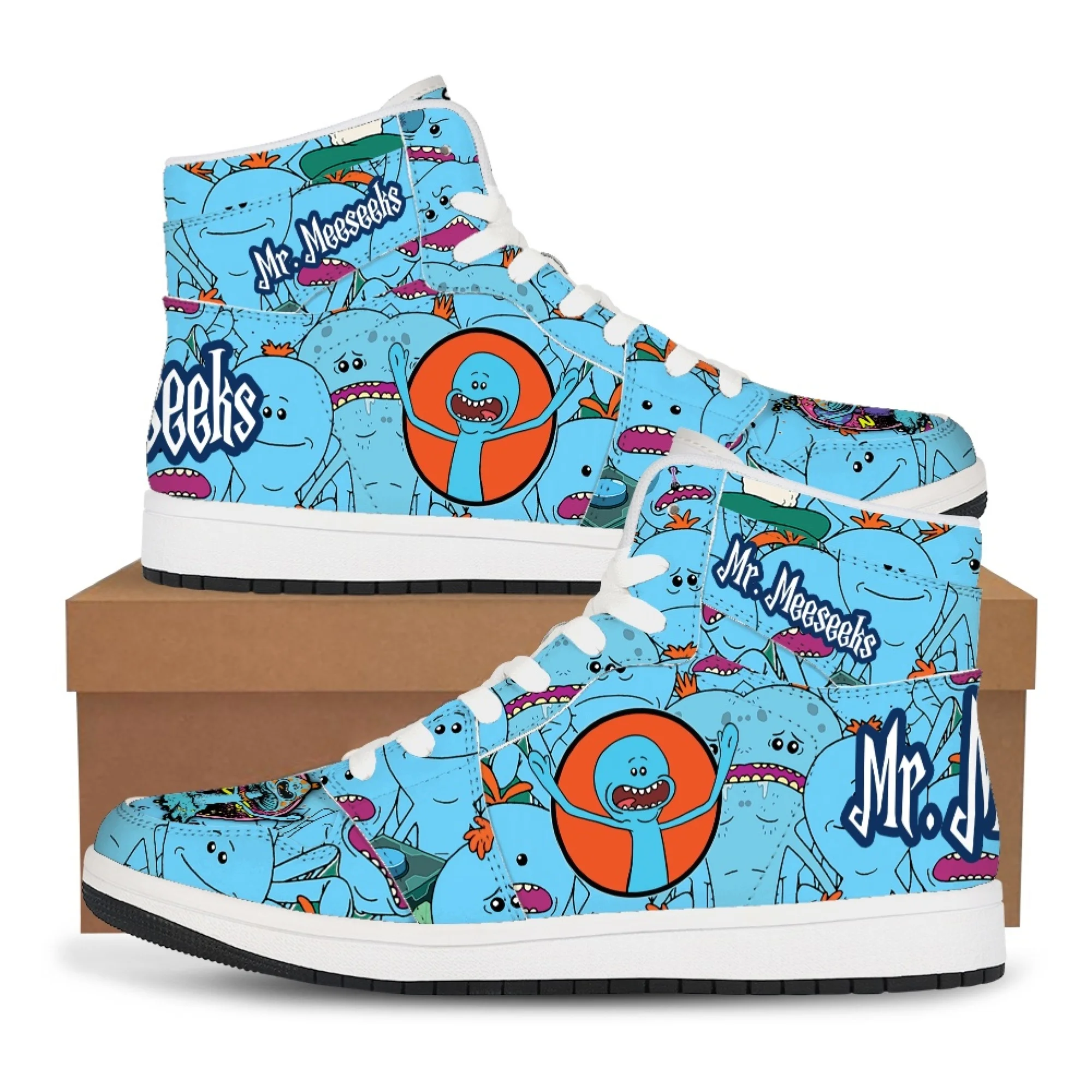 Anime shoes I am Mr. Meeseeks sneakers personalizzate Low cut shoes versione Cute comic style Gifts accessorio Cosplay maschio femmina