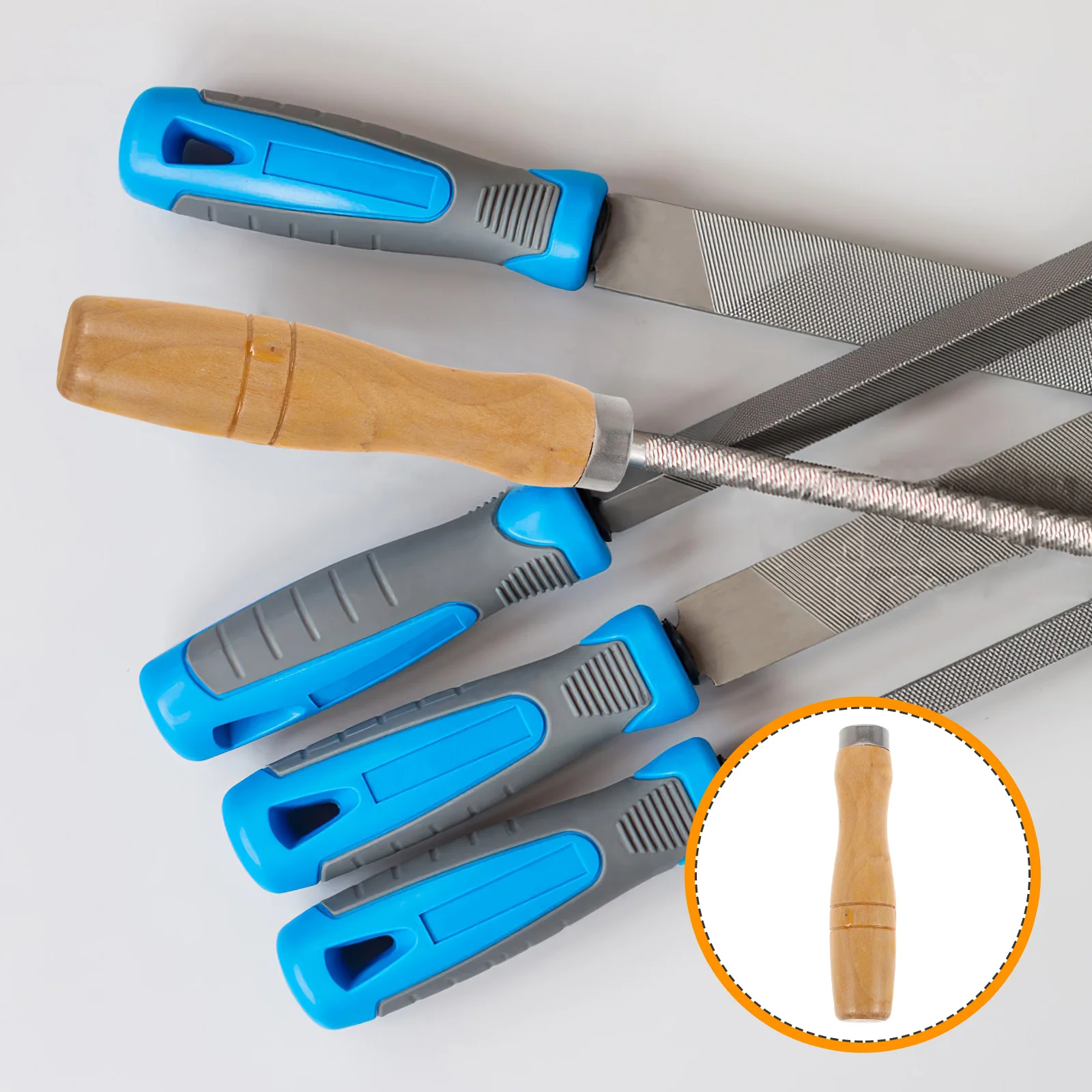 Handle for File Machinist Tools Needle Chisel Handles Replacement Wooden Cuuting Man